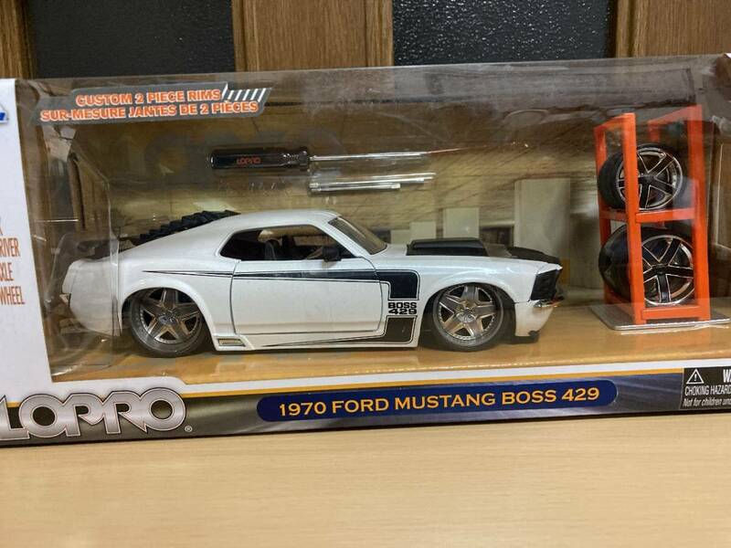 Jada 1970 FORD MUSTANG BOSS 429 LOPRO 1/24　送料込