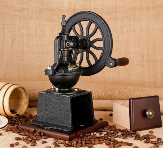 新入荷★ハンドグラインダー　コーヒー　家庭用　手動コーヒーマシン　小型コーヒー豆グラインダ