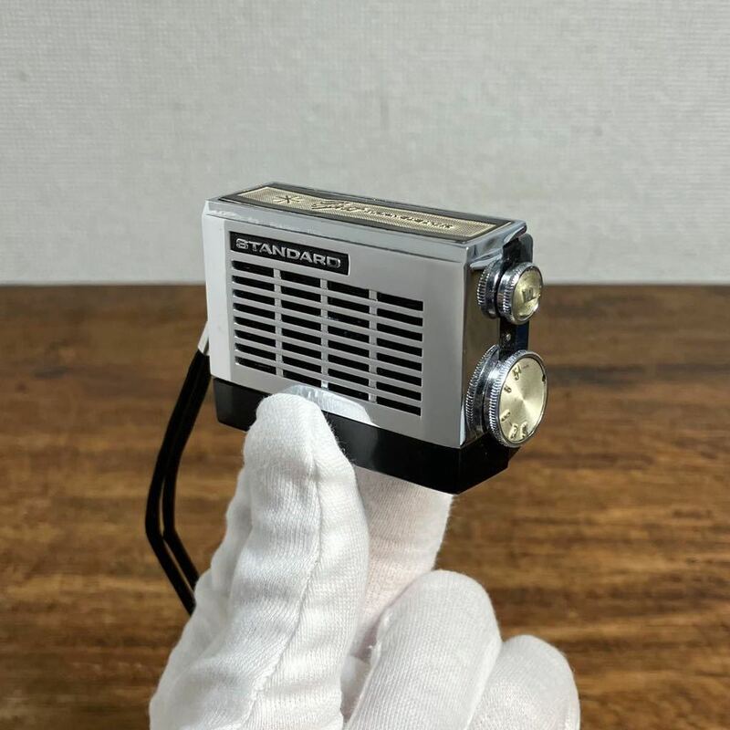 貴重 STANDARD SR-H438 トランジスタラジオ ジャンク ミニラジオ 小型ラジオ Micronic Ruby スタンダード アンティーク レトロ ビンテージ