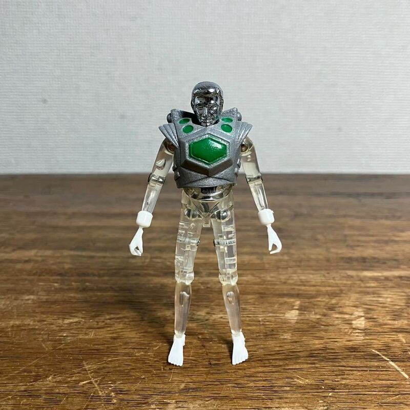 ミクロマン フィギュア 昭和レトロ タカラ TAKARA 人形 透明 スケルトン MICRO MAN 当時物 玩具 ビンテージ