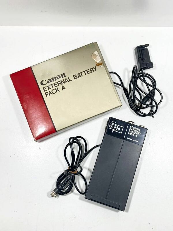 【ad2303010.a52】レア！希少！CANON EXTERNAL BATTERY PACK A 箱付き