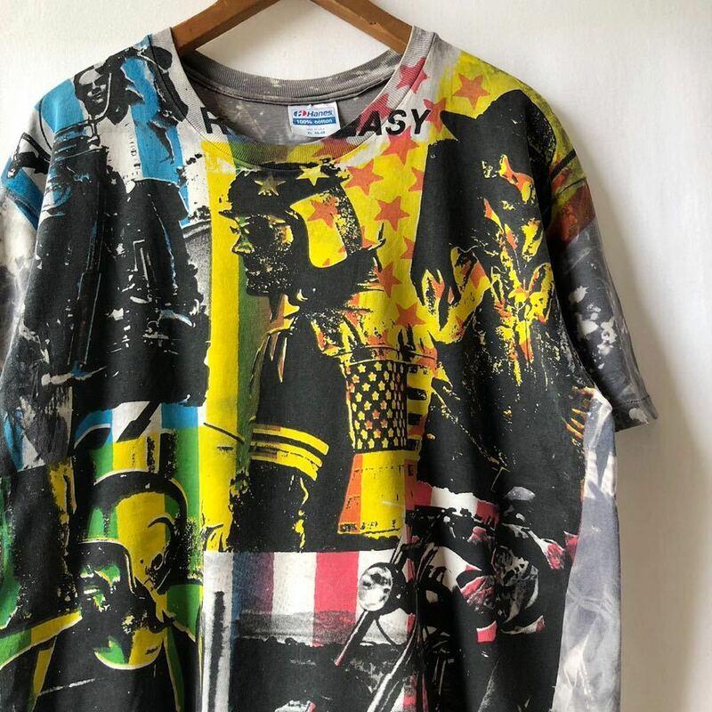 80s 90s MOSQUITOHEAD EASY RIDER 手刷り Tシャツ XL USA製 ビンテージ 80年代 90年代 モスキートヘッド イージーライダー ヴィンテージ