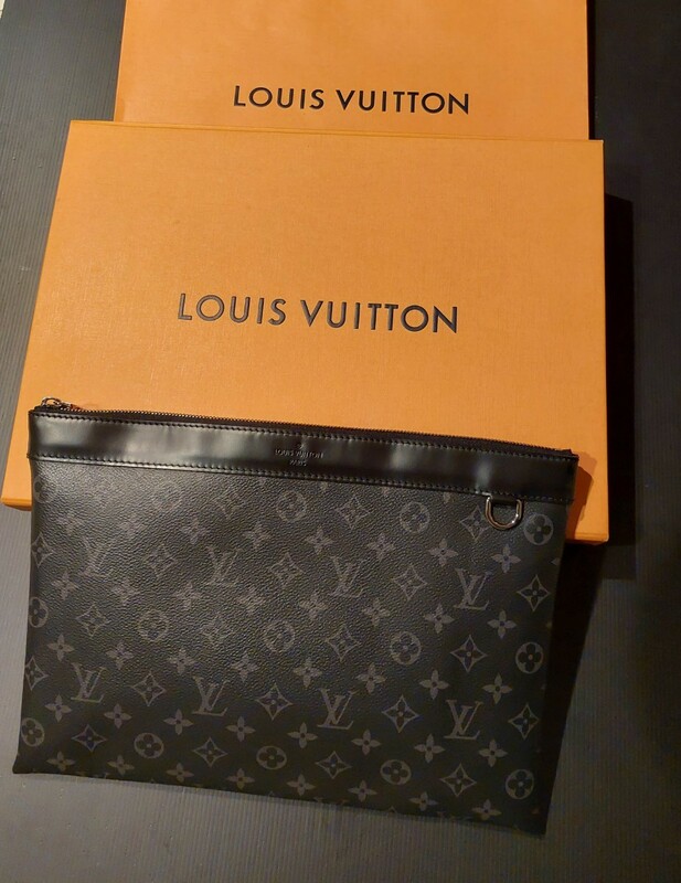 Louis Vuitton　ルイヴィトン　ポシェット・ディスカバリー　モノグラム　セカンドバッグ　保存袋　箱付き　美品　クラッチ