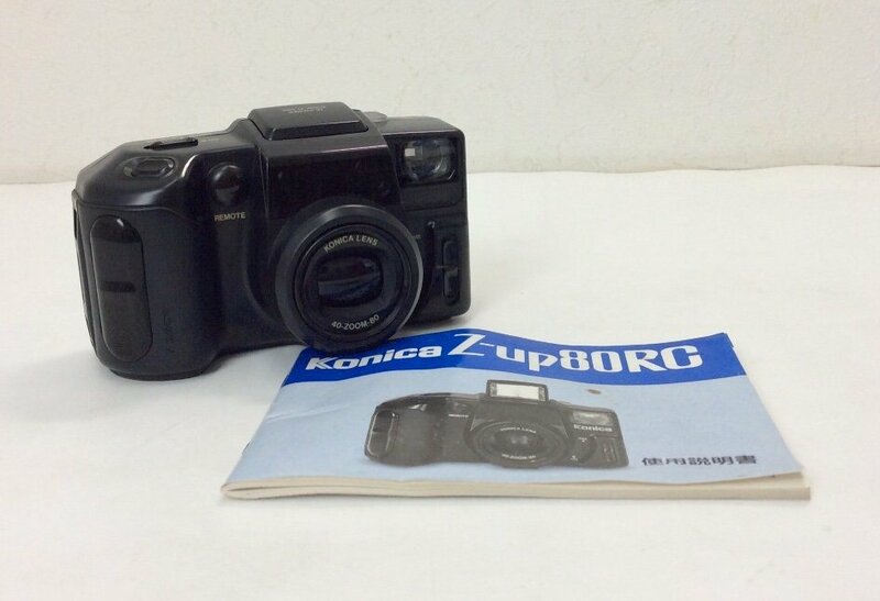 【現状品】Konica コニカ Z-up 80 RC SUPER ZOOM 40-80mm コンパクトフィルムカメラ K0413