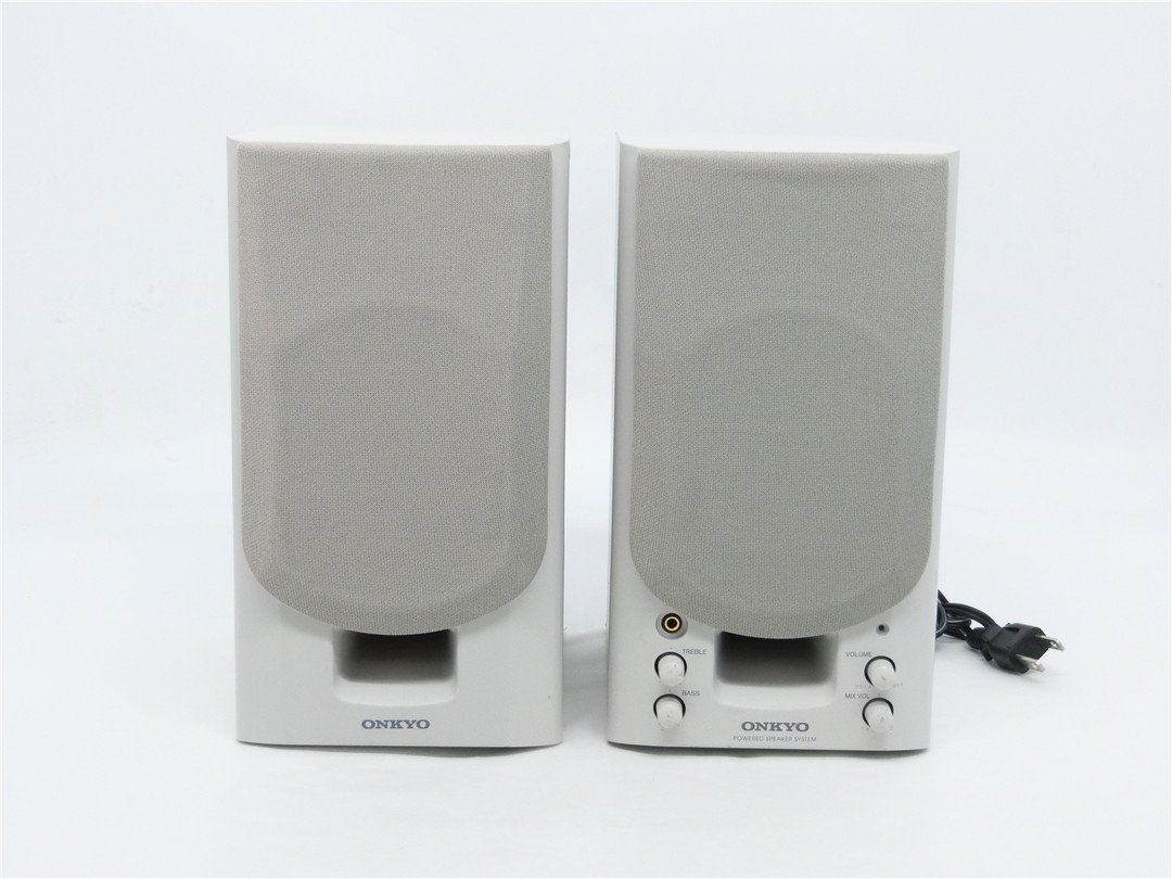 中古　ONKYO GX-70HDII パワード スピーカー システム オーディオ 音響機器 オンキョー 　動作確認済み　送料無料