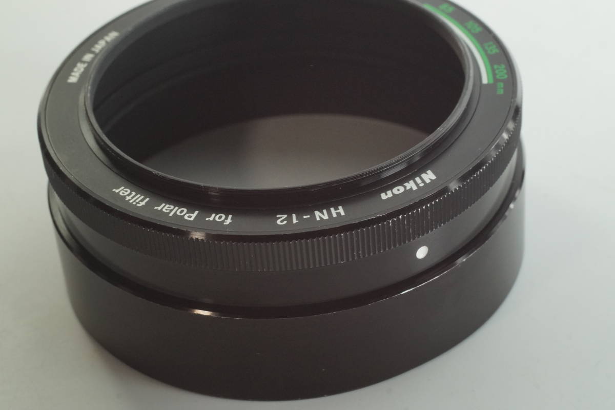 影EG【並品 】Nikon F NIKKOR for Polar filter ニコン52mm偏光フィルター用 メタルフード（60mm径）HN-12の前身モデル