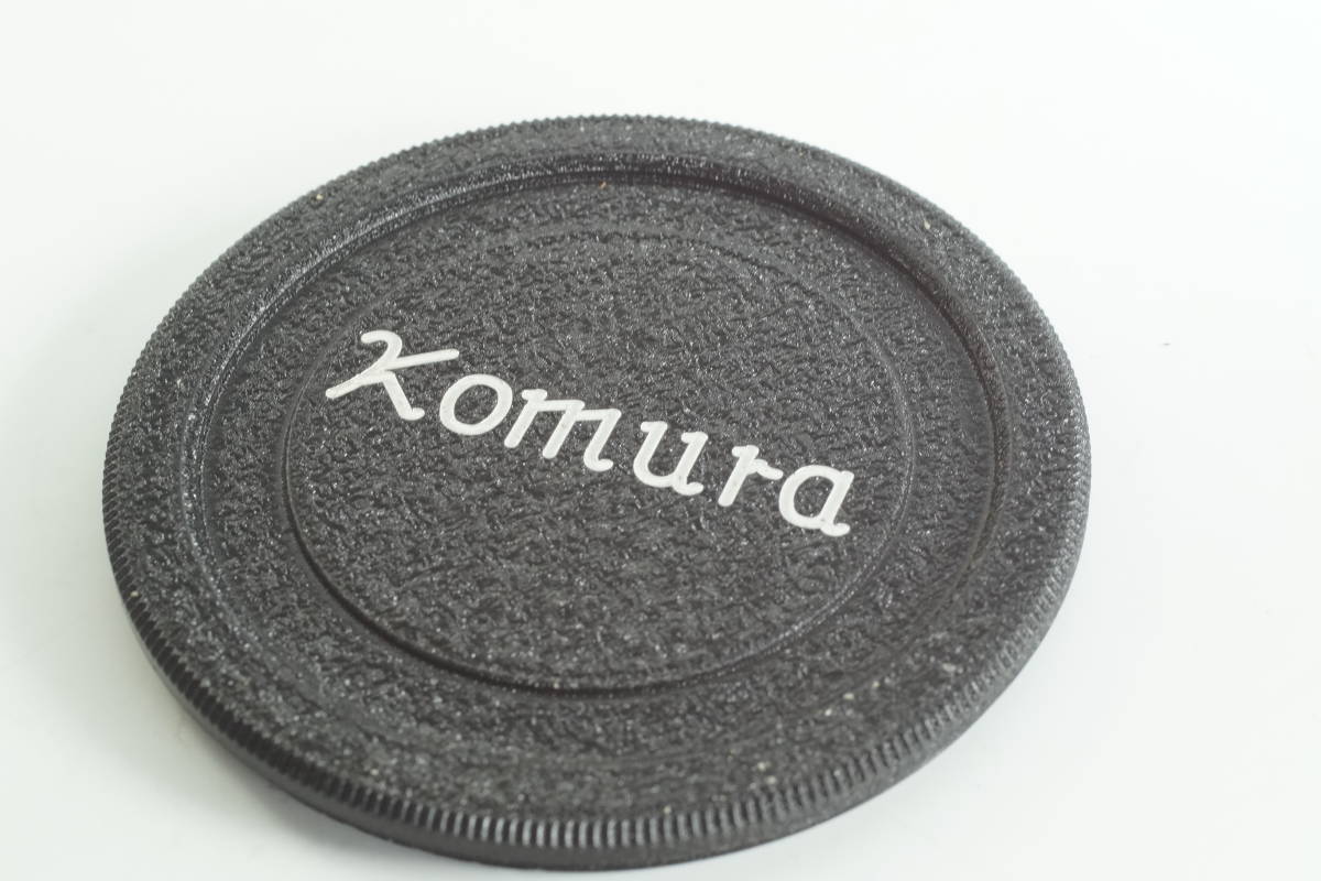 蓋BG【とてもキレイ 】KOMURA 77mm径 ネジ込み式 メタルキャップ（焼付塗装）コムラー レンズキャップ
