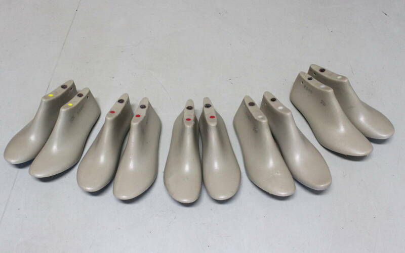 靴 木型 22.5・23×2　23.5×2cm 5足分　5つセット おまけ付き 婦人　レザークラフト ラスト KS60 靴クラフト