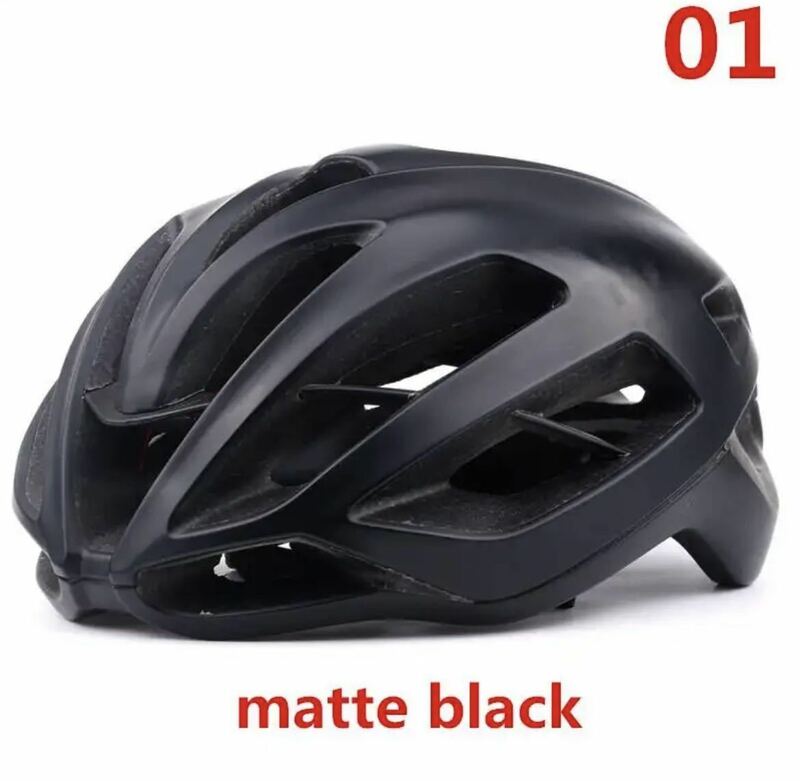 ロードバイク　マウンテンバイク　ヘルメット　L　男性用　スポーツ用品　レーシング　ブラック