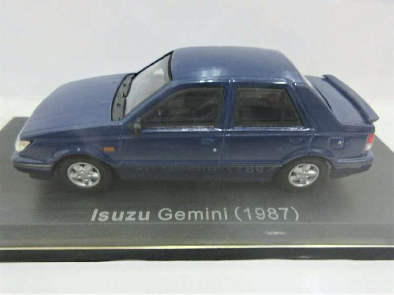 ☆アシェット 国産名車コレクション 1/43☆ Isuzu Gemini (1987) いすゞ ジェミニ hachette ミニカー 中古/USED