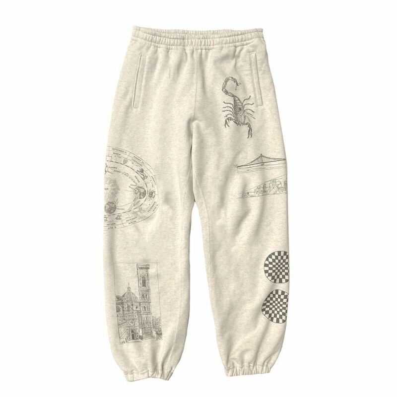 S 23SS ensou. Multi-print Sweatpants Poetry アテリエ103 ensou ACCALMIE atelier103 amymoss ポールハーデン