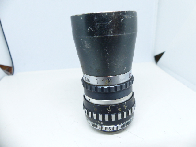 大口径 Cマウント KINOTAR 12.5㎜ F1.9
