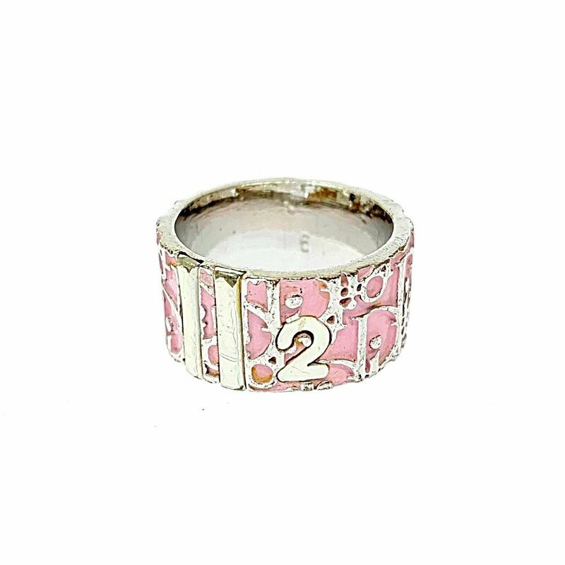 Christian Dior クリスチャンディオール メタル トロッター リング レディース ピンク 174931 リング・指輪