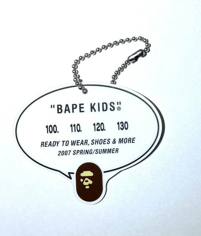 非売品 BAPE KIDS サイズタグ A BATHING APE 当時物 エイプ ベイブ 当時物