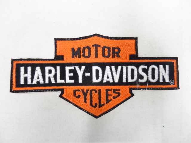 HARLEY DAVIDSON ハーレーダビパッチン ワッペン 20センチ パッチ USA アメリカ バイク モーターサイクル 小物 グッズ レア 希少 カスタム