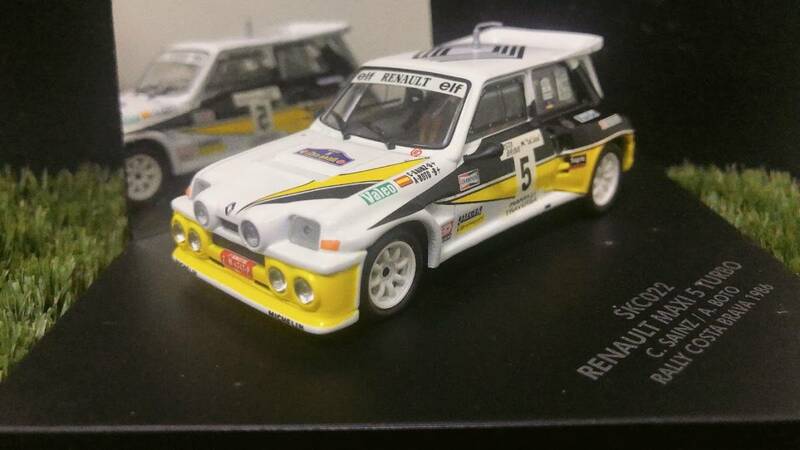 ルノーMAX5　TURBO　　WRC１／４３　ラリーコスタブラバ１９８６