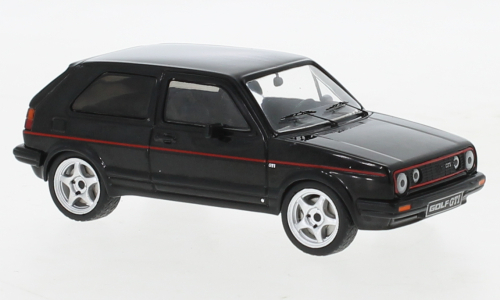 1/43 フォルクスワーゲン ゴルフ 2 カスタム ブラック 黒 IXO VW Golf II GTI customs black 1984 1:43 新品 梱包サイズ60