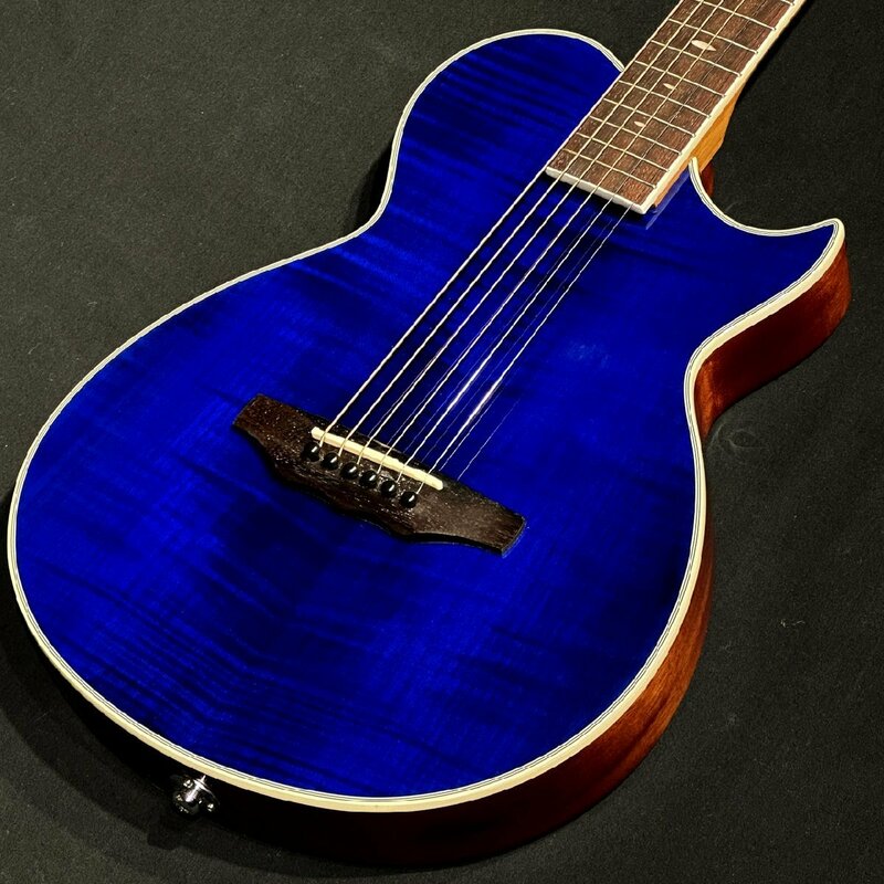 ■店頭展示品 Aria APE-100 SBL See-through Blue アリア アコースティックギター ピエゾピックアップ搭載