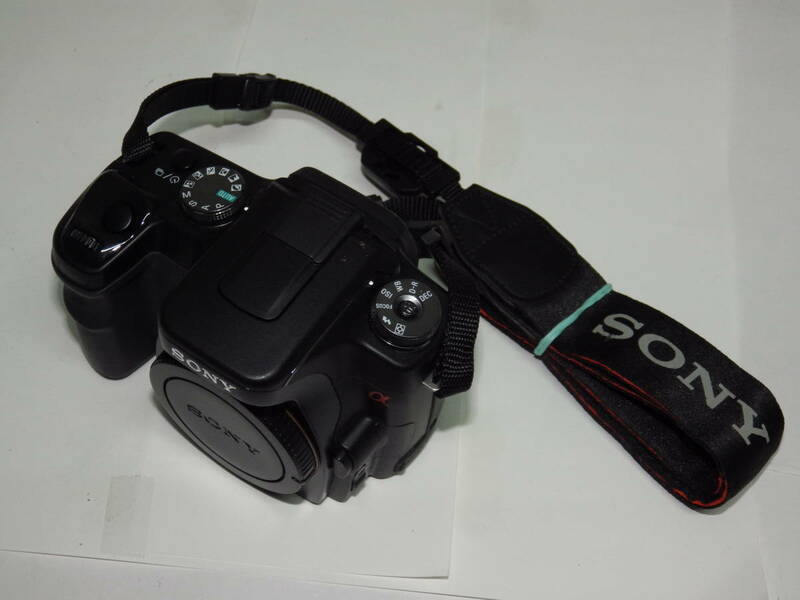 ■中古美品 デジタル一眼レフ ソニーα100 黒◆SONY DSLR-A100◆レンズDT18-70mm F3.5-5.6SAM◆動作確認済■