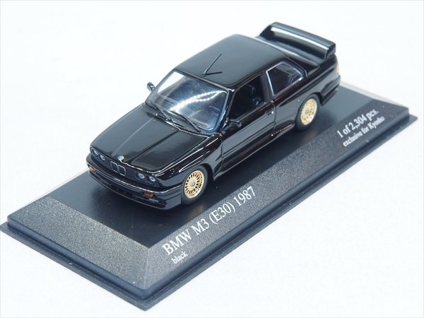 新品★特注絶版 BMW M3 [E30] (ブラック/ゴールドホウィール)