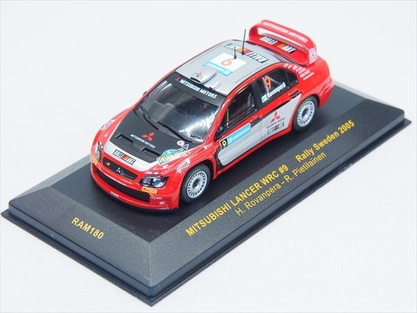 [ラスト1個] 新品★絶版品 三菱 ランサー WRC (No.9/2005スウェディッシュ)ハリ・ロバンペラ [RAM180]