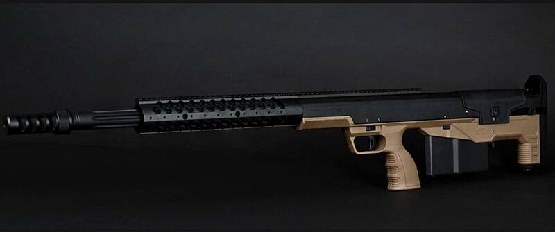  Silverback HTI .50 BMG Rifle (Pull Bolt)(ブルパップエアコッキングライフル) Black/FDE プルバック スナイパー SBA-BLT-20FDE