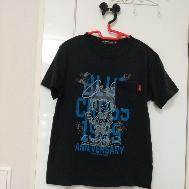 【送料無料】 BLUE CROSS ブルークロス 半袖袖Tシャツ M（150）サイズ 男の子 黒