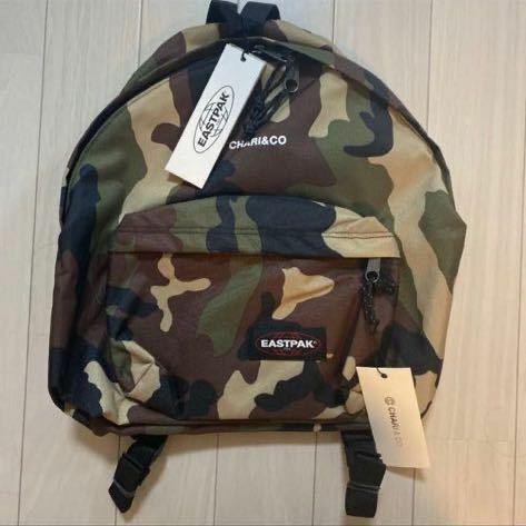 CHARI&CO EASTPAK バックパック リュック カモフラ柄 チャリ&コー Backpack コラボ wネーム イーストパック ミリタリー アウトドア