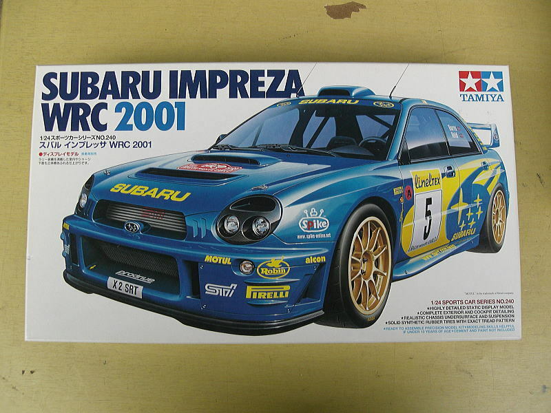 1/24 タミヤ スバル　インプレッサ　WRC　2001
