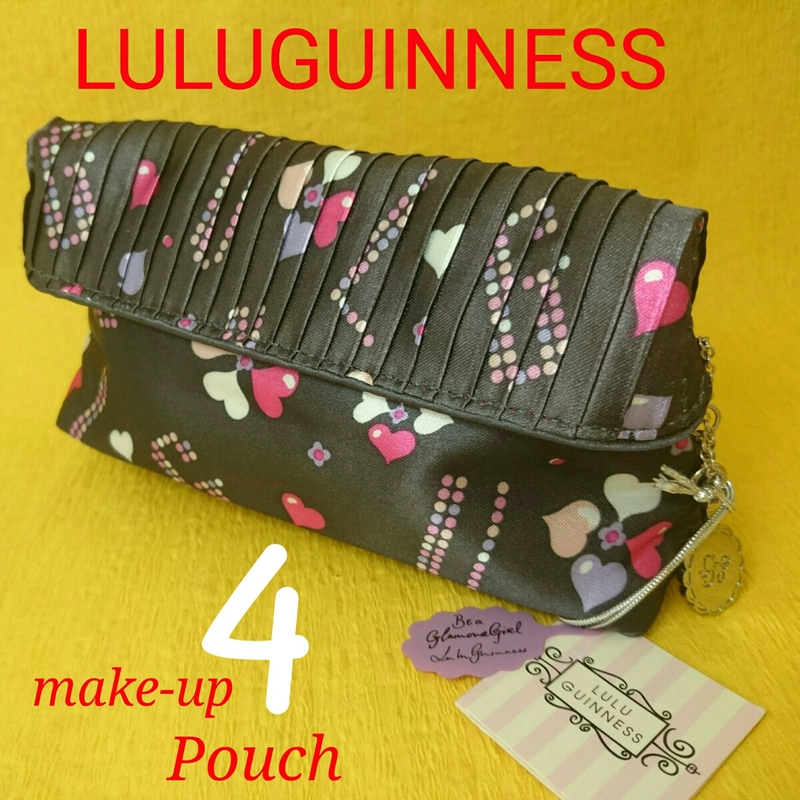 【未使用新品】　LULU　GUINNESS　ルルギネス　化粧　ポーチ　４　A1248