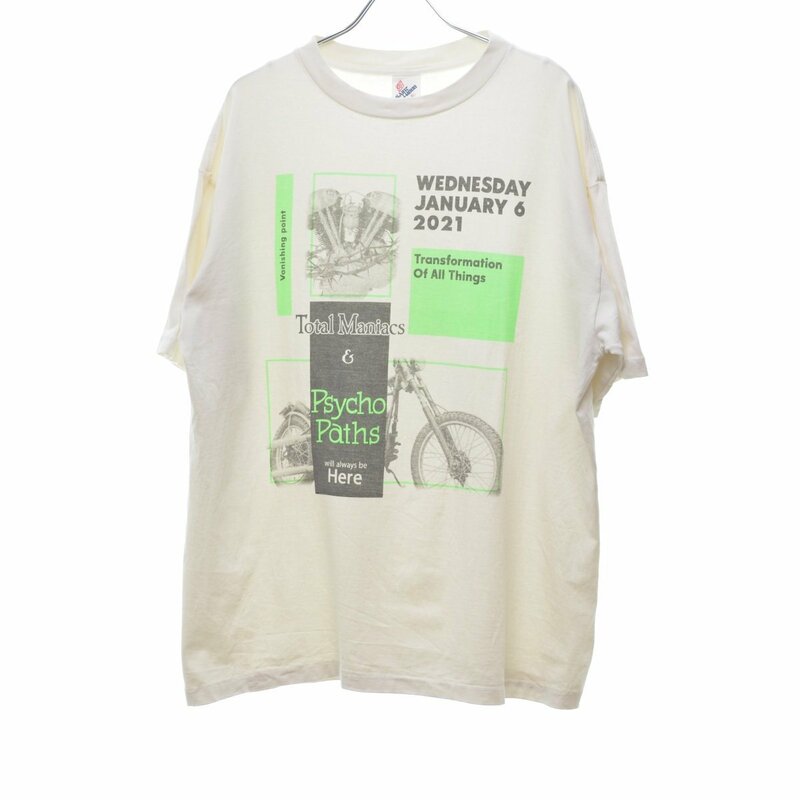 【XL】NEIGHBORHOOD × SAINT MICHAEL / ネイバーフッド × セントマイケル 23SS 23119SMN-CSM04S STHD_SS TEE/PSYCHOPATH Tシャツ