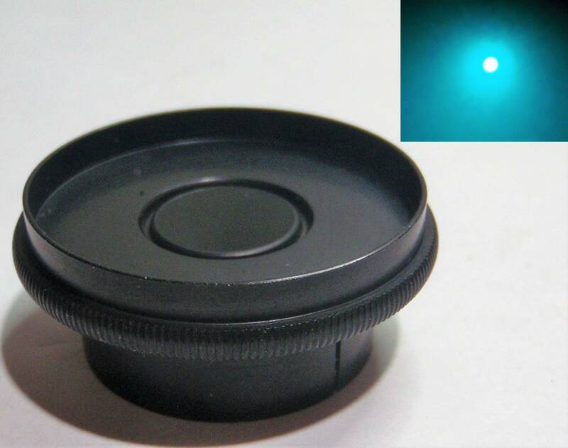 [JN310199Eq]●メーカー不明 蛍光観察用の接眼サングラスと思われる。挿入径23.2mm、強光源で青色に透過。実機では未確認USED【匿名配送】