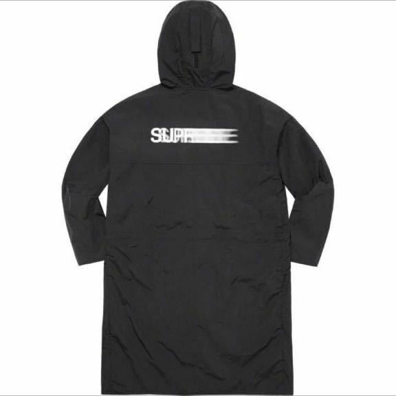 【新品未使用】L 23ss Supreme Motion Logo Lightweight Parka Black シュプリーム モーション ロゴ ライトウェイト パーカー ブラック