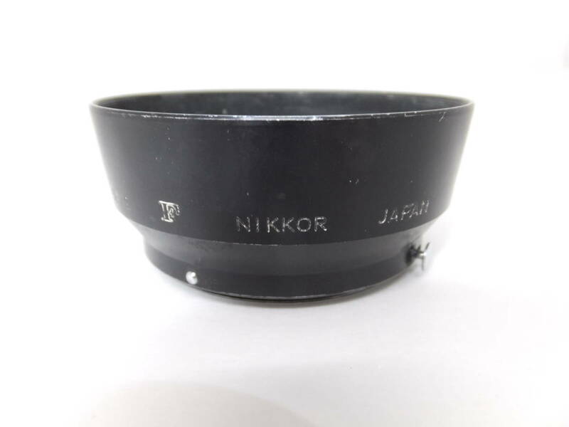 L223 ニコン Nikon メタルフード NIKKOR 50mm f2 F刻印 カメラレンズアクセサリー クリックポスト