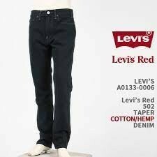 Levi's リーバイス LR 502 レッド テーパー 黒 Ｗ30L32 A0133-0006 23-0113-2-2