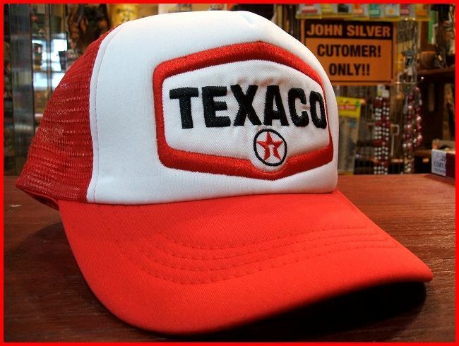 【Texaco】テキサコ/ロゴ/ワッペン/メッシュ/キャップ/帽子