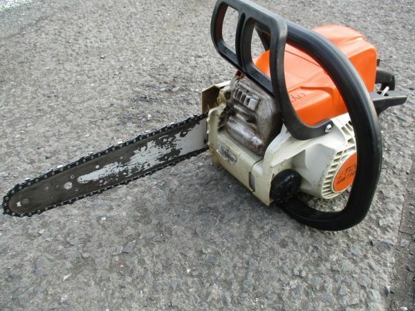 中古 STIHL スチール 300mmガイドバー エルゴスタート 30.1ccエンジンチェンソー MS170C-E