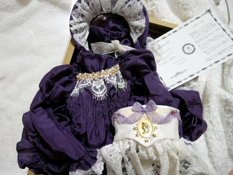 atelier MYR様製　SDGr女の子サイズ　コルセットドレス　紫色　パープル