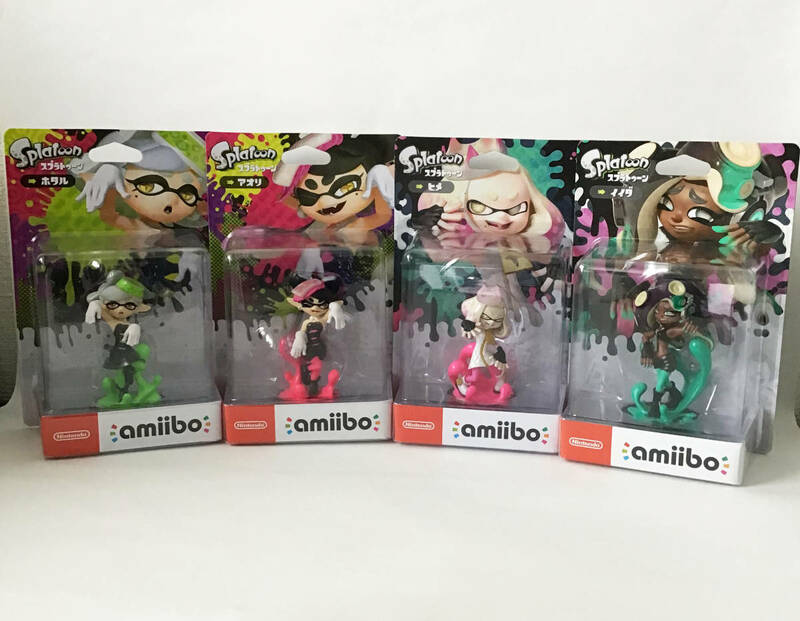 amiibo イイダ ヒメ アオリ ホタル 新品 未開封 まとめ売り 匿名配送 アミーボ