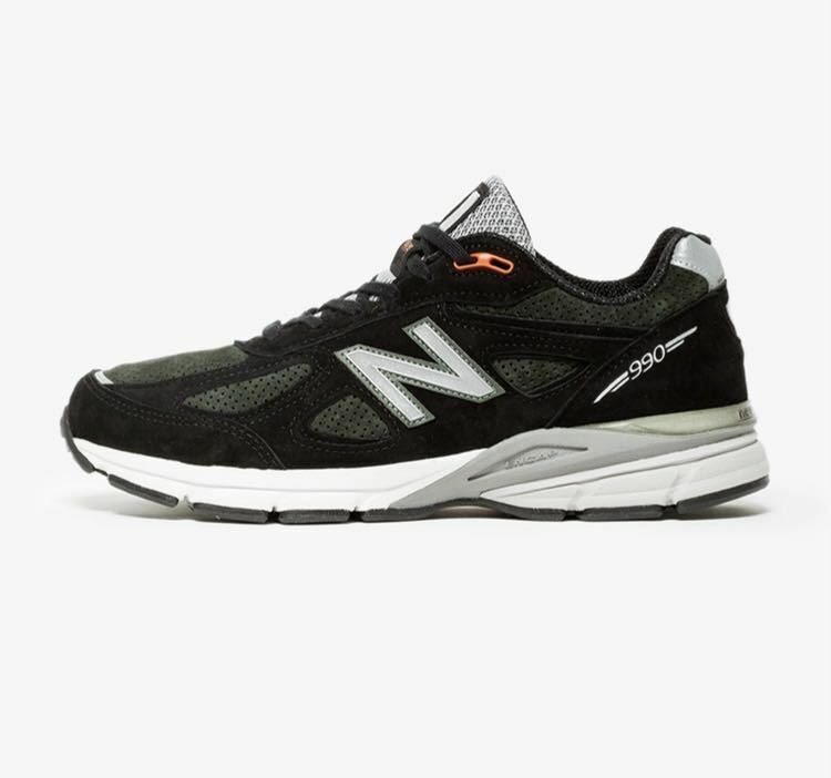 新品 2018年購入 USA製 New Balance M990 MB4 990 V4 黒