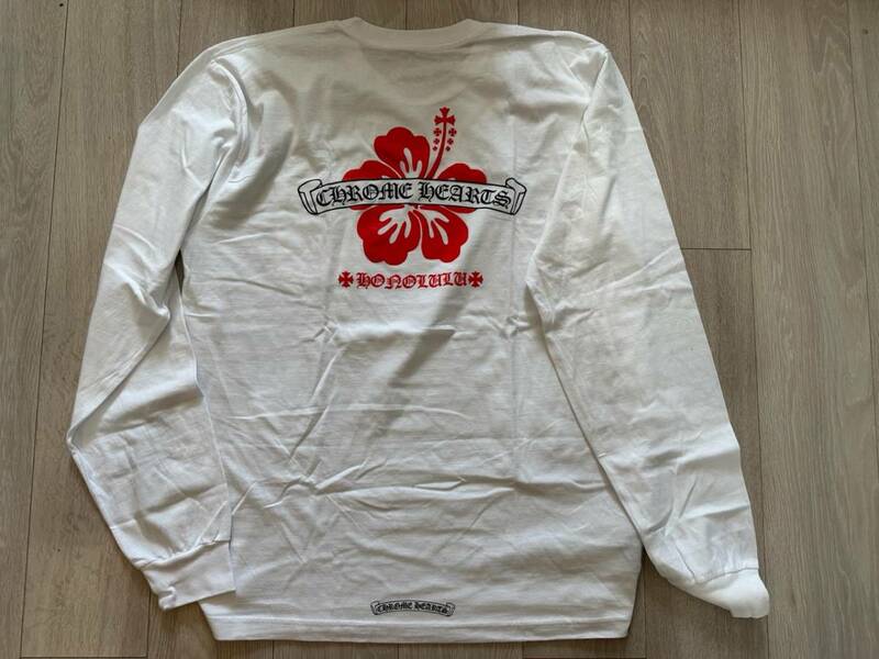 クロムハーツ Chrome Hearts 自身購入品 新品 激レア ハワイ限定 ロンT XL Tシャツ ジャケット 白 