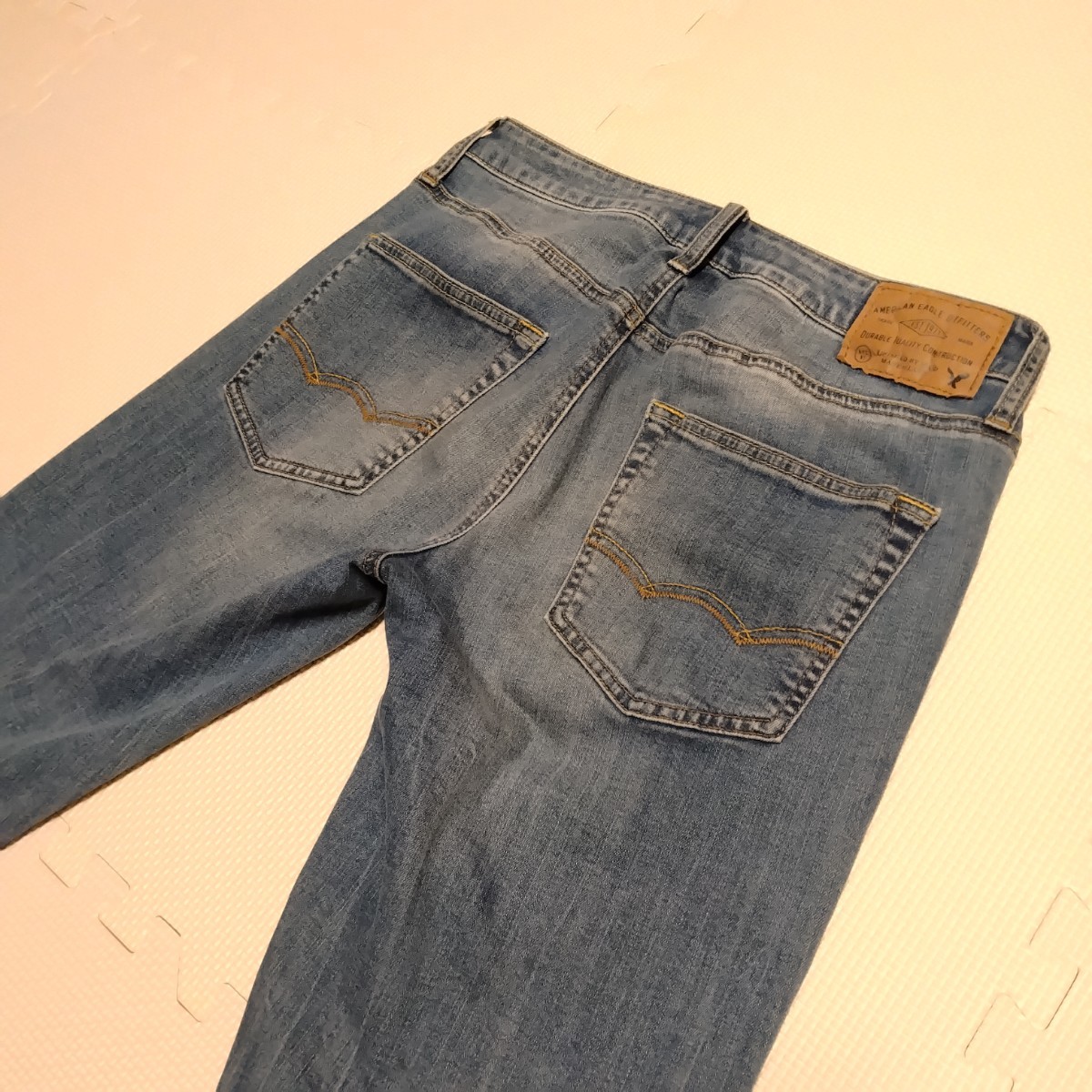 American Eagle スリムテーパー ジーンズ デニム ジーパン ストレッチ SLIM TAPER EXTREME FLEX アメリカンイーグル ブルー 29 