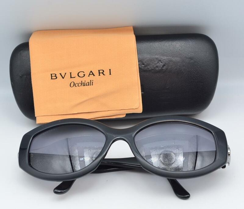 ブルガリ　サングラス　BVLGARI 812　ブラック　ケース付き