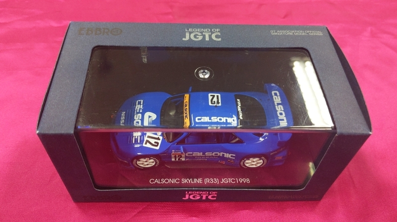 ＭＩ289　中古品エブロ 1/43 カルソニック スカイライン R33 1998 JGTC GT500 #12