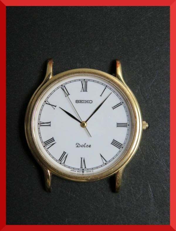 セイコー SEIKO ドルチェ DOLCE クォーツ 3針 ローマン 9531-6030 男性用 メンズ 腕時計 U950 稼働品
