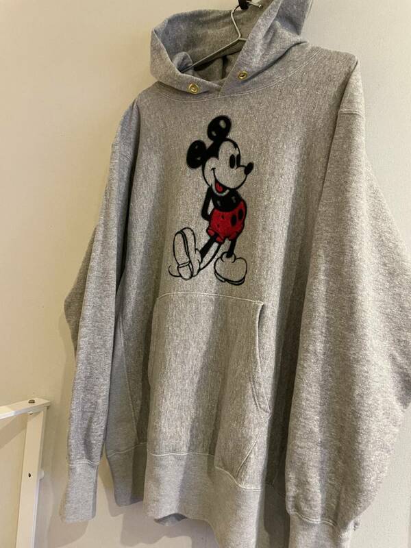 NEXUSVII ネクサスセブン DISNEY DAMAGED MICKEY HOODIEパーカー　フーディ　NEXUS7