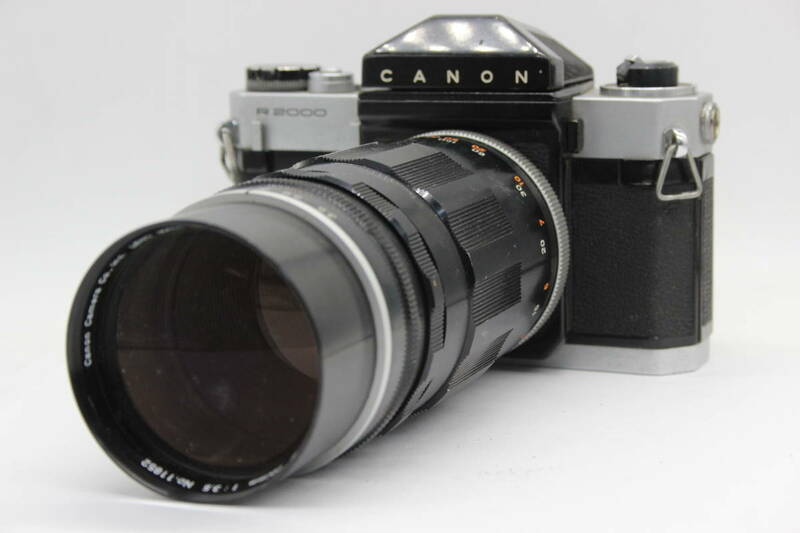 【訳あり品】 キャノン Canon Canonflex R2000 Canomatic R 200mm F3.5 ボディレンズセット C6321