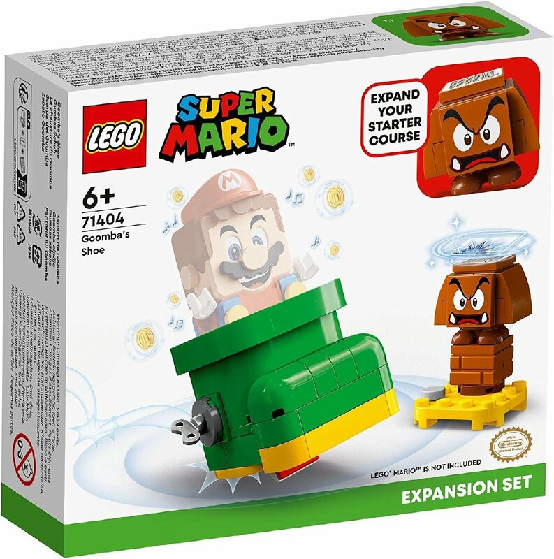 レゴ LEGO スーパーマリオ マリオ くつマリオ パワーアップ パック 知育玩具 おもちゃ ブロック 71404 クリボー 新品 未開封
