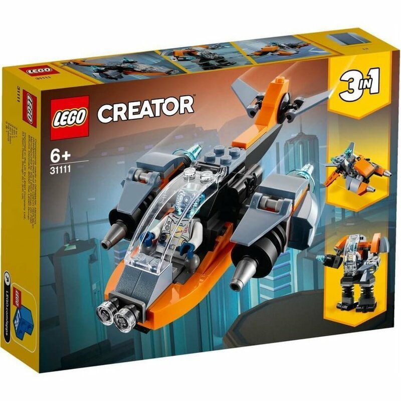 レゴ LEGO クリエイター サイバードローン 飛行機 3in1 31111 知育玩具 おもちゃ ブロック 新品 未開封