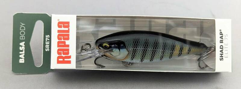 即決!!ラパラ★シャッドラップ エリートSRE75 GDBG★新品 Rapala SHAD RAP ELITE